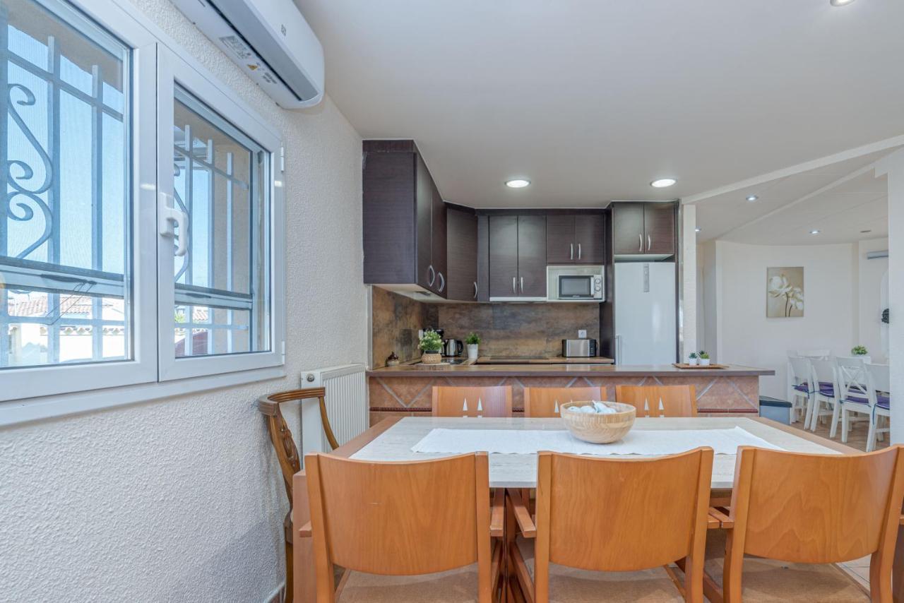 Goldhome - Carlit - Casa 9 Habitaciones, Piscina Privada, Sala De Juegos Эмпуриабрава Экстерьер фото