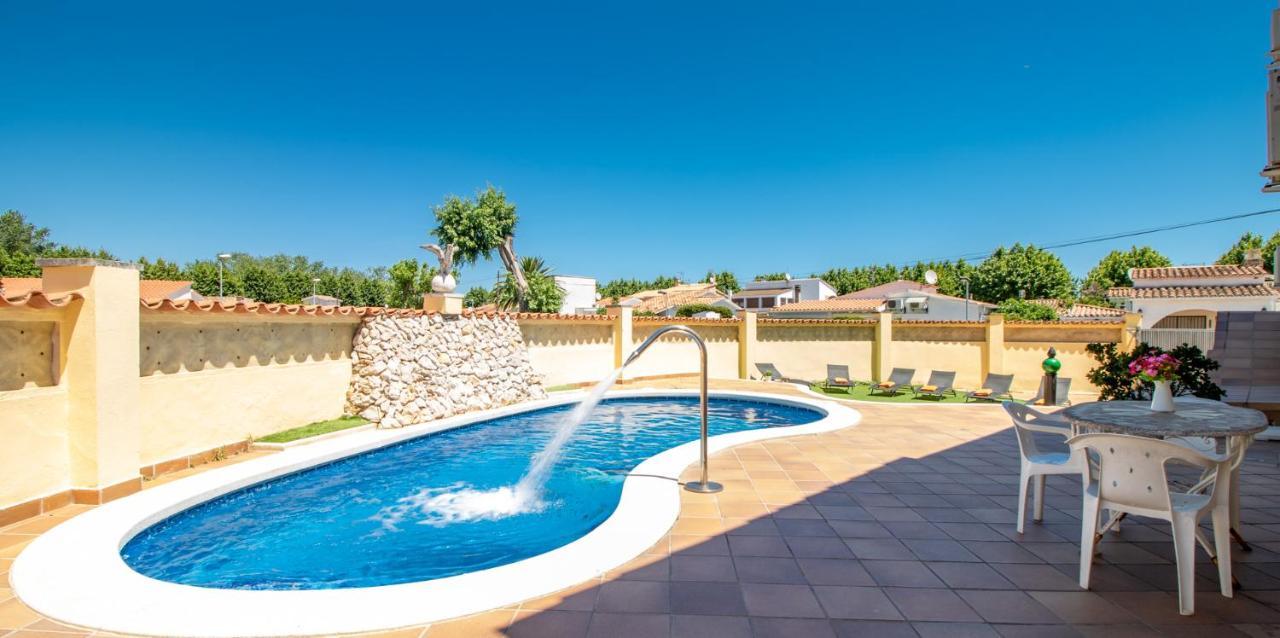 Goldhome - Carlit - Casa 9 Habitaciones, Piscina Privada, Sala De Juegos Эмпуриабрава Экстерьер фото