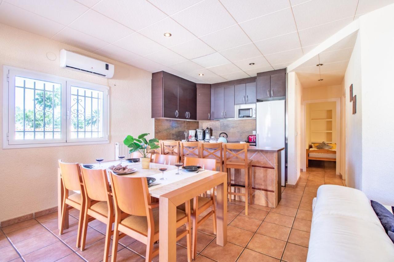 Goldhome - Carlit - Casa 9 Habitaciones, Piscina Privada, Sala De Juegos Эмпуриабрава Экстерьер фото